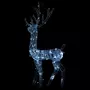 VIDAXL Renne de decoration de Noël Acrylique 140 LED blanc froid 120 cm