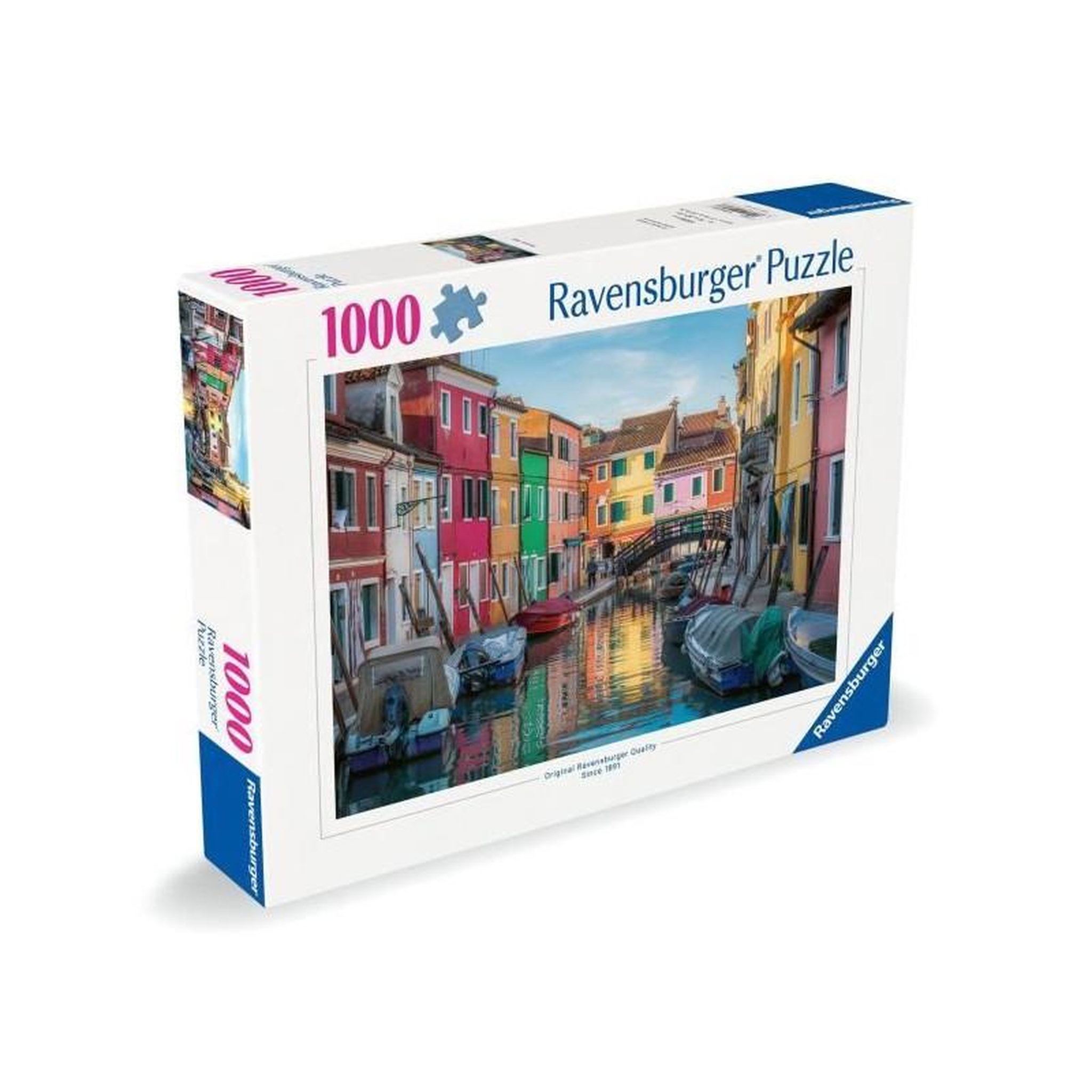Voir la diapositive 5 : RAVENSBURGER Puzzle 1000 pièces Burano Italie – Paysage coloré – Adultes dès 14 ans – Ravensburger
