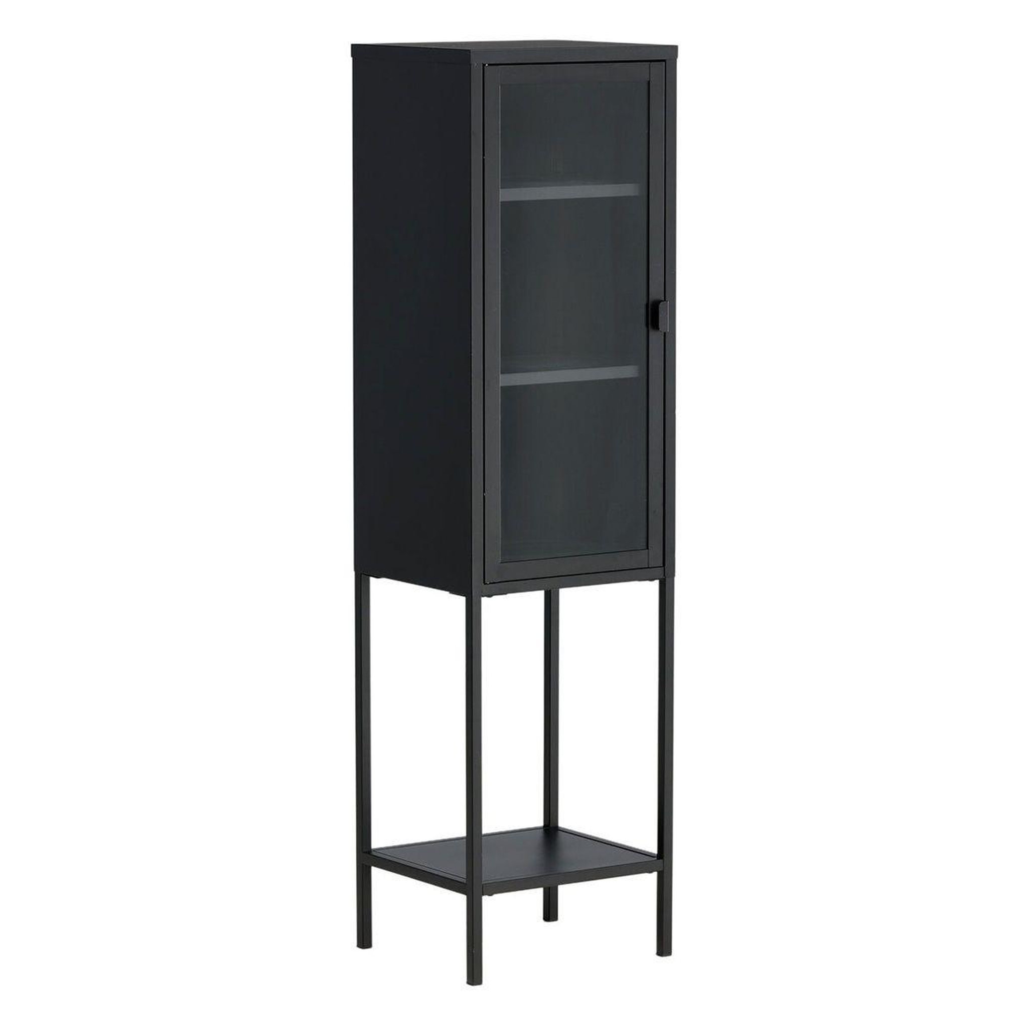 Paris Prix Vitrine avec porte en verre  misha  150cm noir
