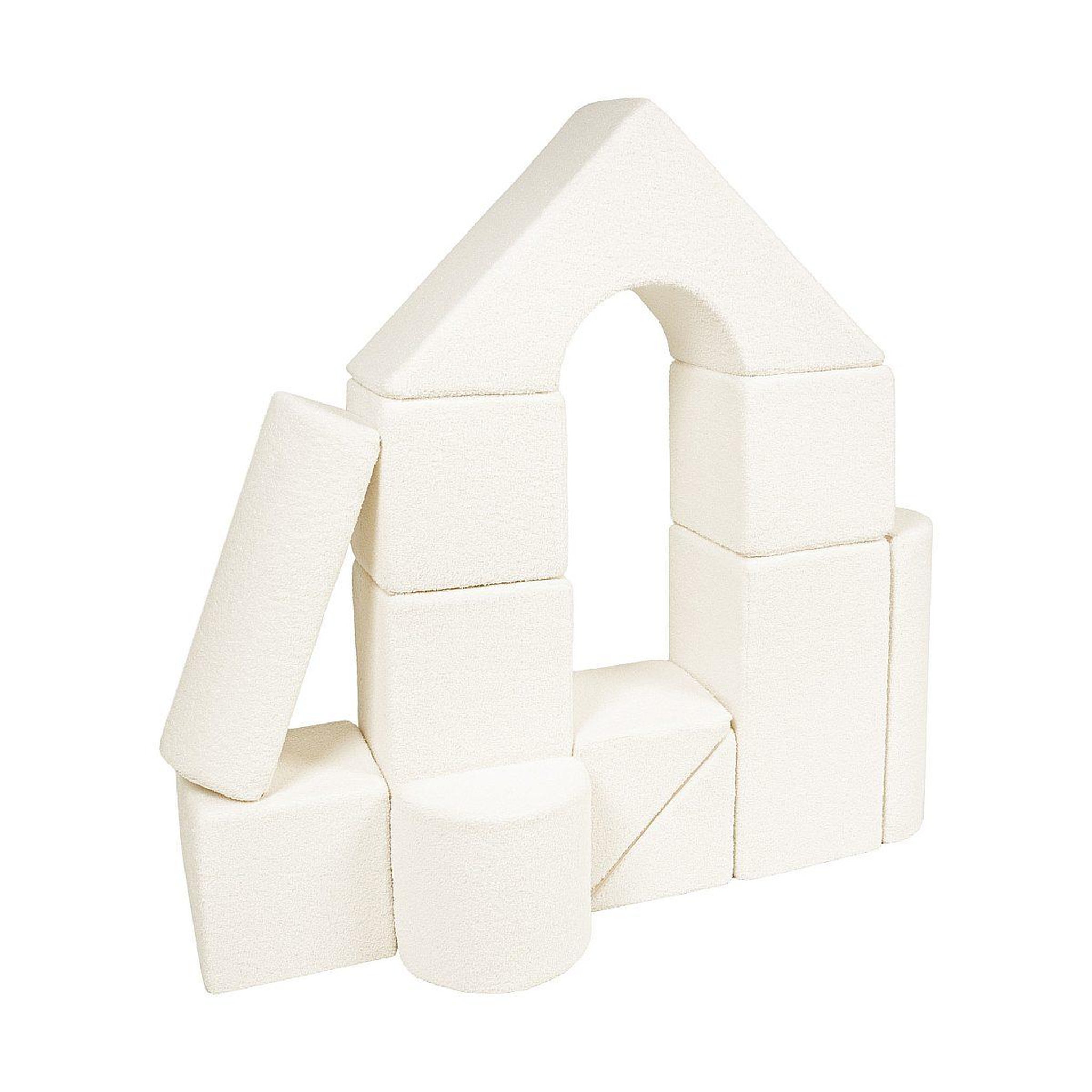 VELINDA 11 grands blocs mousse chateau crème
