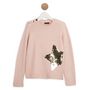 Voir la diapositive 1 : IN EXTENSO Pull doux à sequins réversibles étoile fille