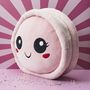Voir la diapositive 3 : Paris Prix Peluche Enfant Macaron  Kawaii  70cm Rose