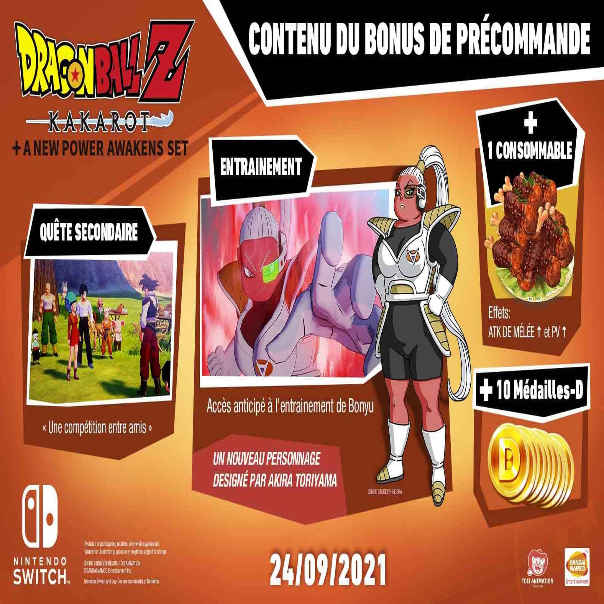 Voir la diapositive 2 : Dragon Ball Z Kakarot Nintendo Switch