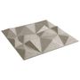 Voir la diapositive 5 : VIDAXL Panneaux muraux 12 pcs beton 50x50 cm XPS 3 m² losange