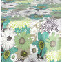 Voir la diapositive 3 : HABITABLE Nappe en toile cirée ronde Champs - Diam. 135 cm - Vert