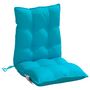 Voir la diapositive 5 : VIDAXL Coussins de chaise a dossier bas lot de 6 turquoise
