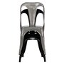 Voir la diapositive 5 : Rendez vous déco Lot de 2 chaises en métal chromé - Indus