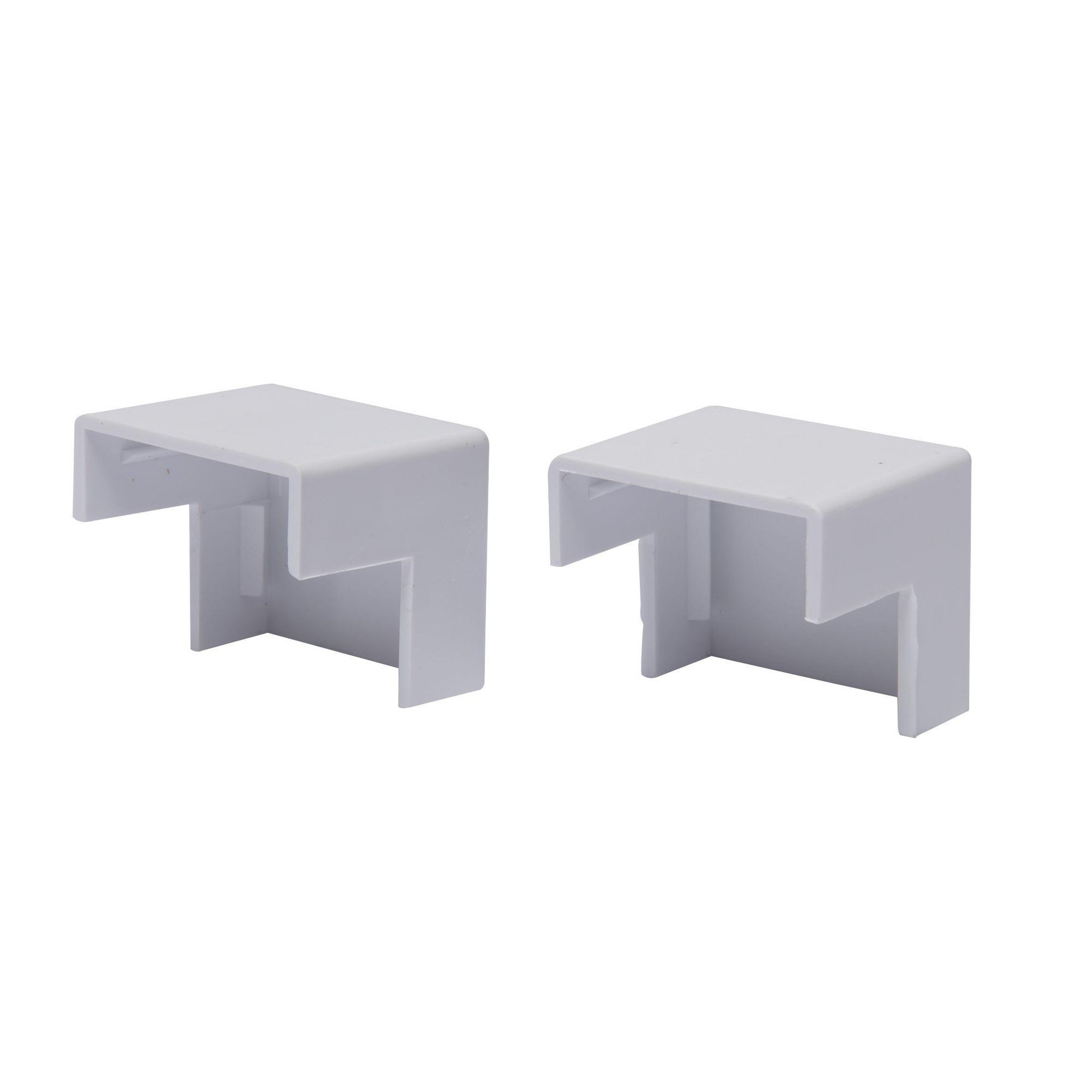 Voir la diapositive 4 : ZENITECH Angles extérieurs 30x10mm blanc  lot de 2