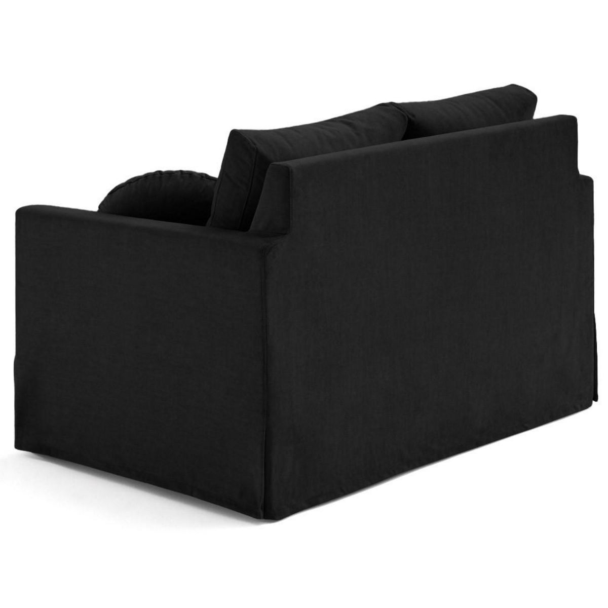 LISA DESIGN Serena - canapé droit déhoussable 2 places en velours