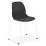 Voir la diapositive 1 : Paris Prix Chaise Design  Sluna  85cm Gris Foncé & Blanc