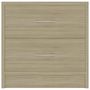 Voir la diapositive 4 : VIDAXL Table de chevet Chene sonoma 40x30x40 cm Bois d'ingenierie