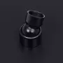 VIDAXL Pomme de douche pluie Inox 50x30 cm Rectangulaire Noir