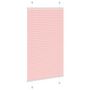 Voir la diapositive 4 : VIDAXL Store plisse rose 75x150 cm largeur du tissu 74,4 cm polyester
