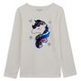 Voir la diapositive 1 : INEXTENSO T-shirt manches longues blanc fille 