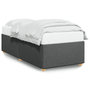 Voir la diapositive 2 : VIDAXL Cadre de lit sans matelas gris fonce 80x200 cm tissu