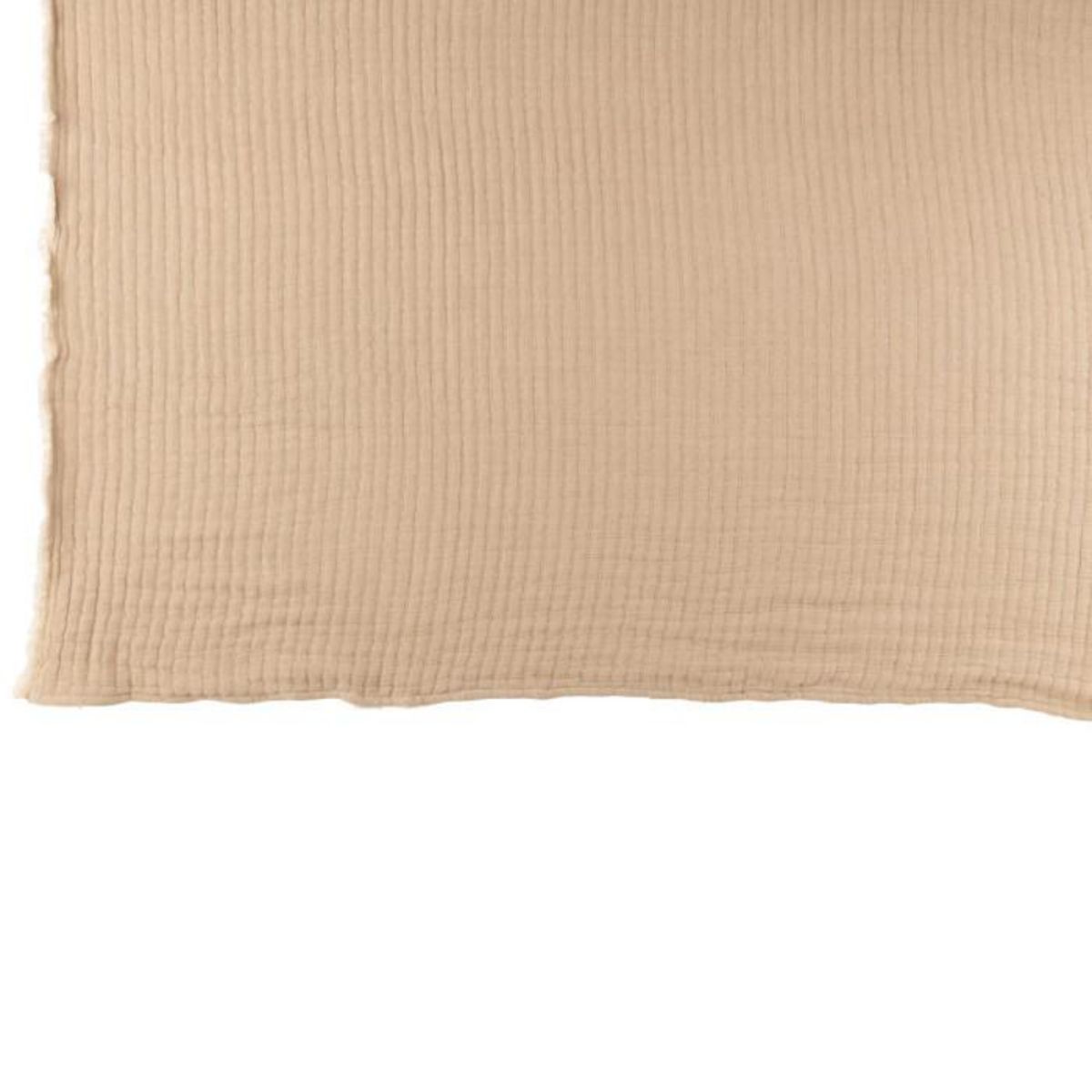 Paris Prix Plaid Déco Lignes  Teddy  130x180cm Beige