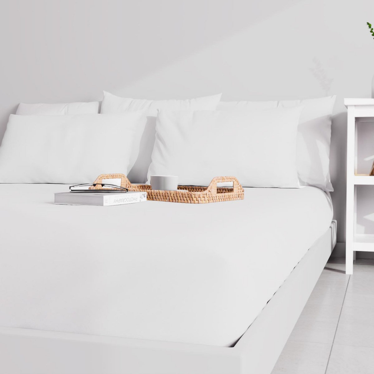 ZZZ Taie d'oreiller unie ZZZ