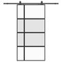 Voir la diapositive 2 : VIDAXL Porte coulissante avec kit de quincaillerie noir 102,5x205 cm