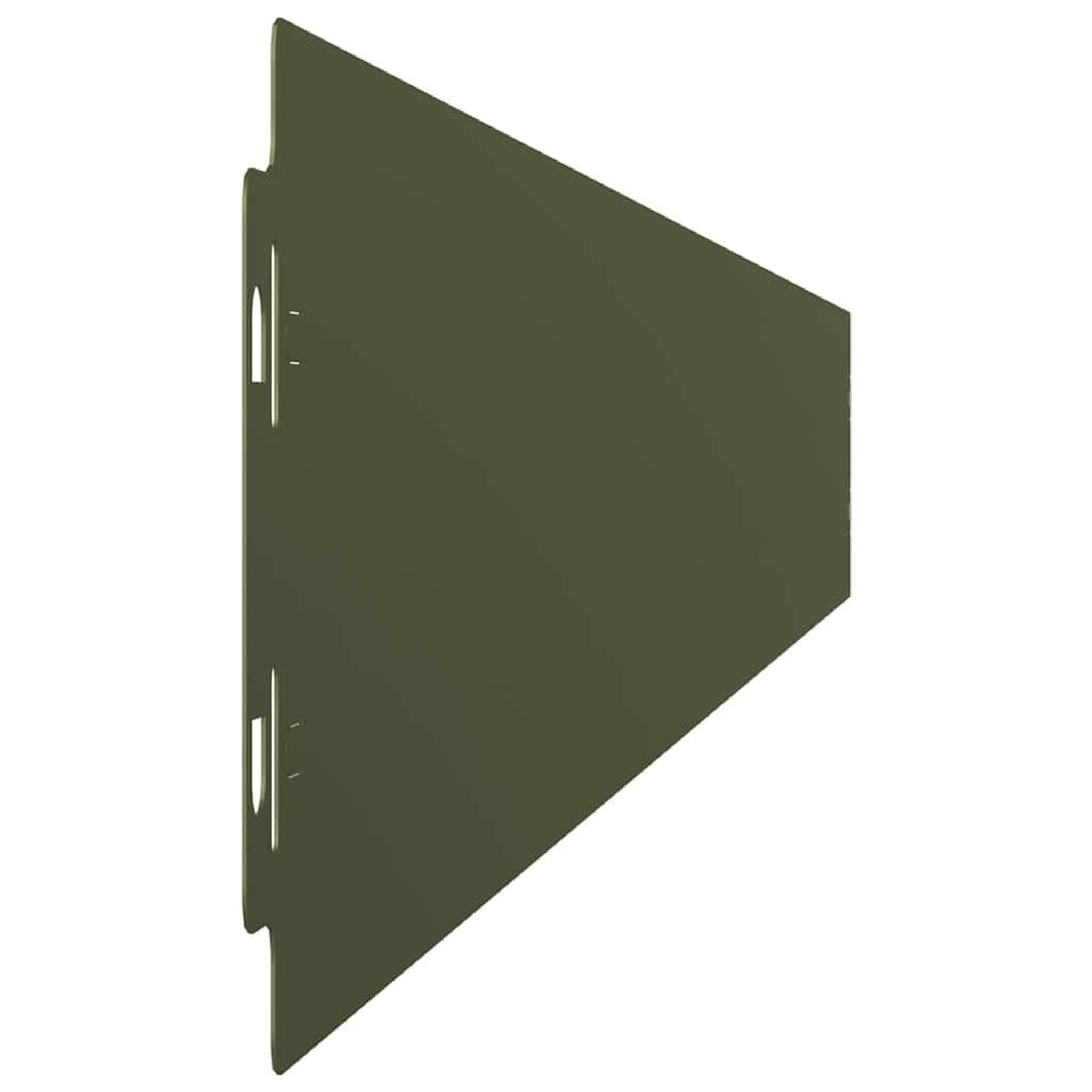 Voir la diapositive 5 : VIDAXL Bordures pelouse 50pcs vert olive 10x103cm acier lamine a froid