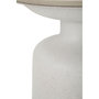 Voir la diapositive 4 : Paris Prix Table d'Appoint Effet Marbre  Aria  47cm Blanc