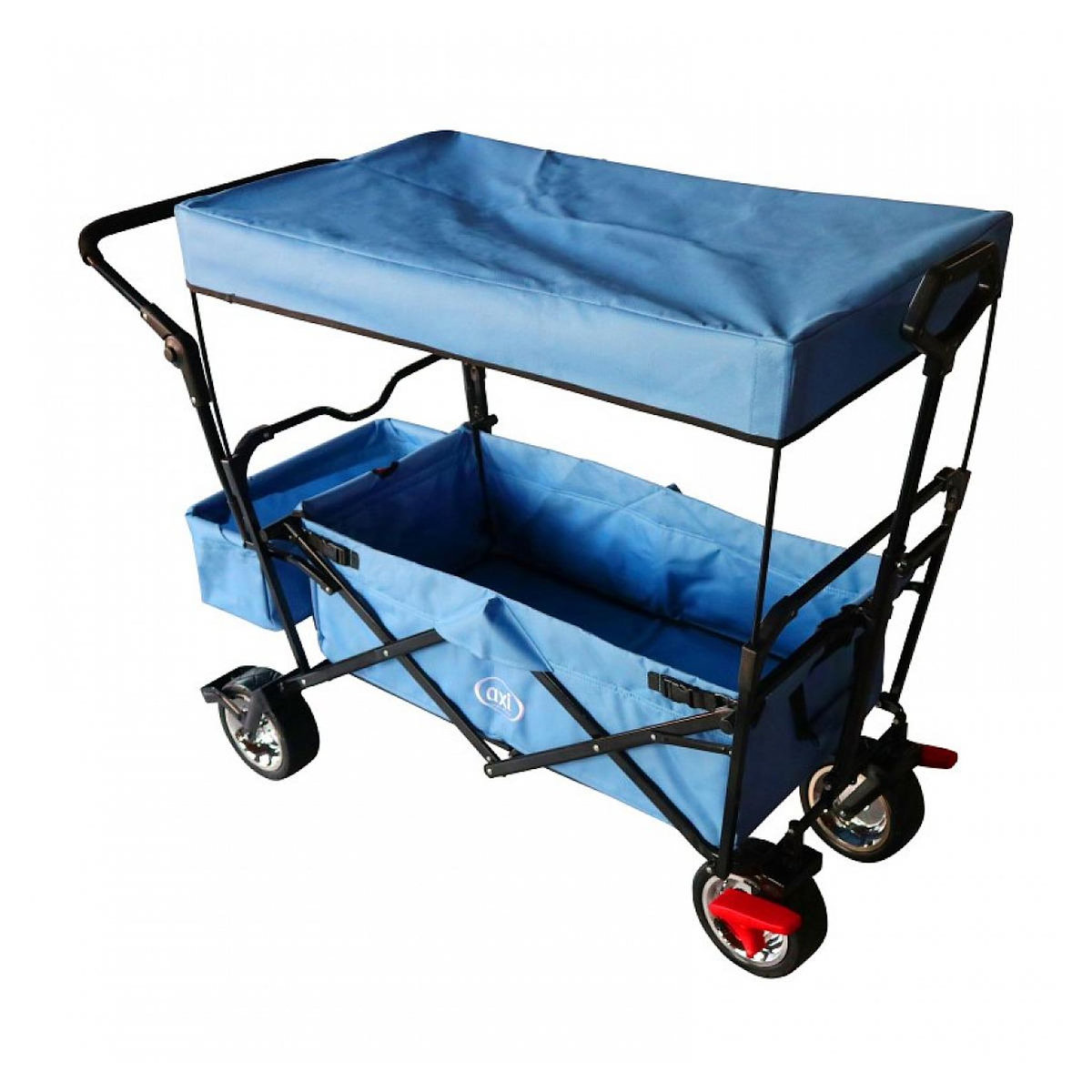 Axi House Chariot pliable avec toit bleu AB210