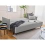 Voir la diapositive 2 : LISA DESIGN Valentina - canapé 3 places convertible - avec coffre - en velours côtelé - style contemporain