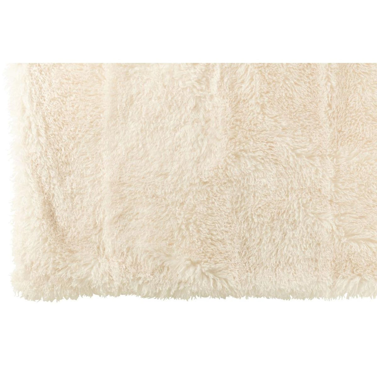 Paris Prix Plaid Imitation Fourrure  Moutie  130x180cm Blanc