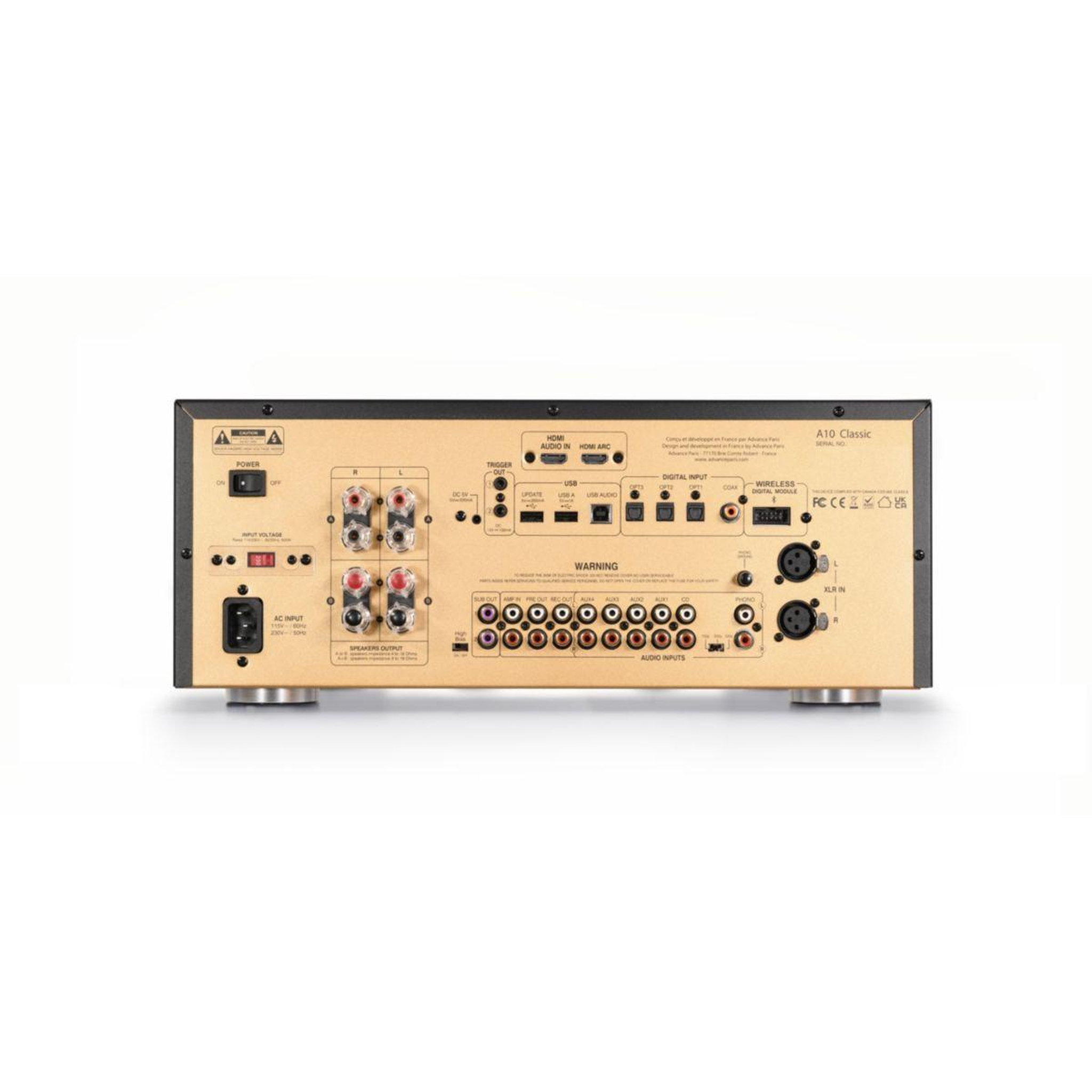 Voir la diapositive 3 : ADVANCE PARIS Amplificateur hifi a 10