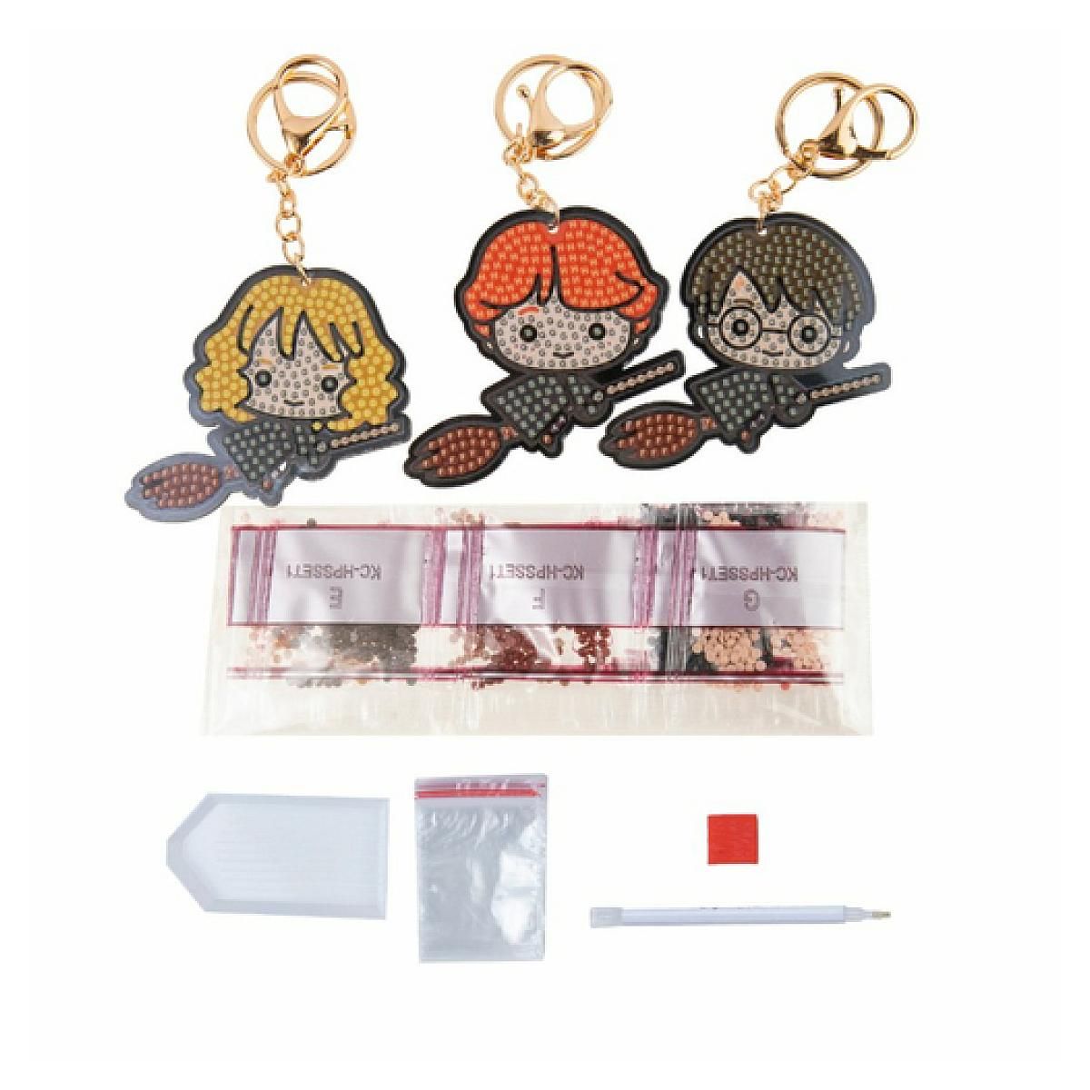 Oz International Kit Porte clés x3 Harry Potter