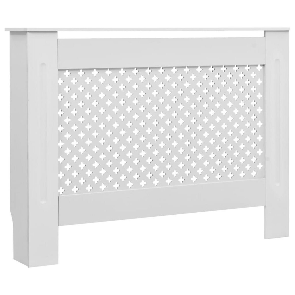 VIDAXL Cache-radiateurs 2 pcs Blanc 112x19x81,5 cm MDF