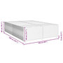 Voir la diapositive 6 : VIDAXL Cadre de lit sans matelas bleu 160x200 cm velours