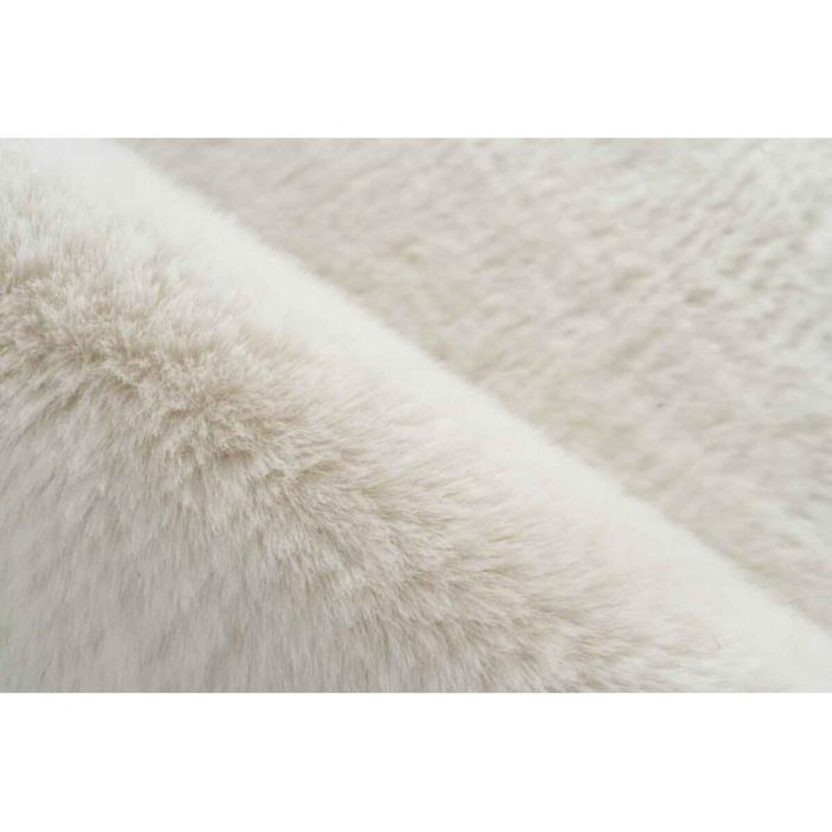 Paris Prix Tapis de Bain Antidérapant  Rabbit  100cm Blanc