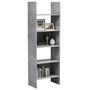 Voir la diapositive 5 : VIDAXL Bibliotheque Gris beton 60x35x180 cm Bois d'ingenierie