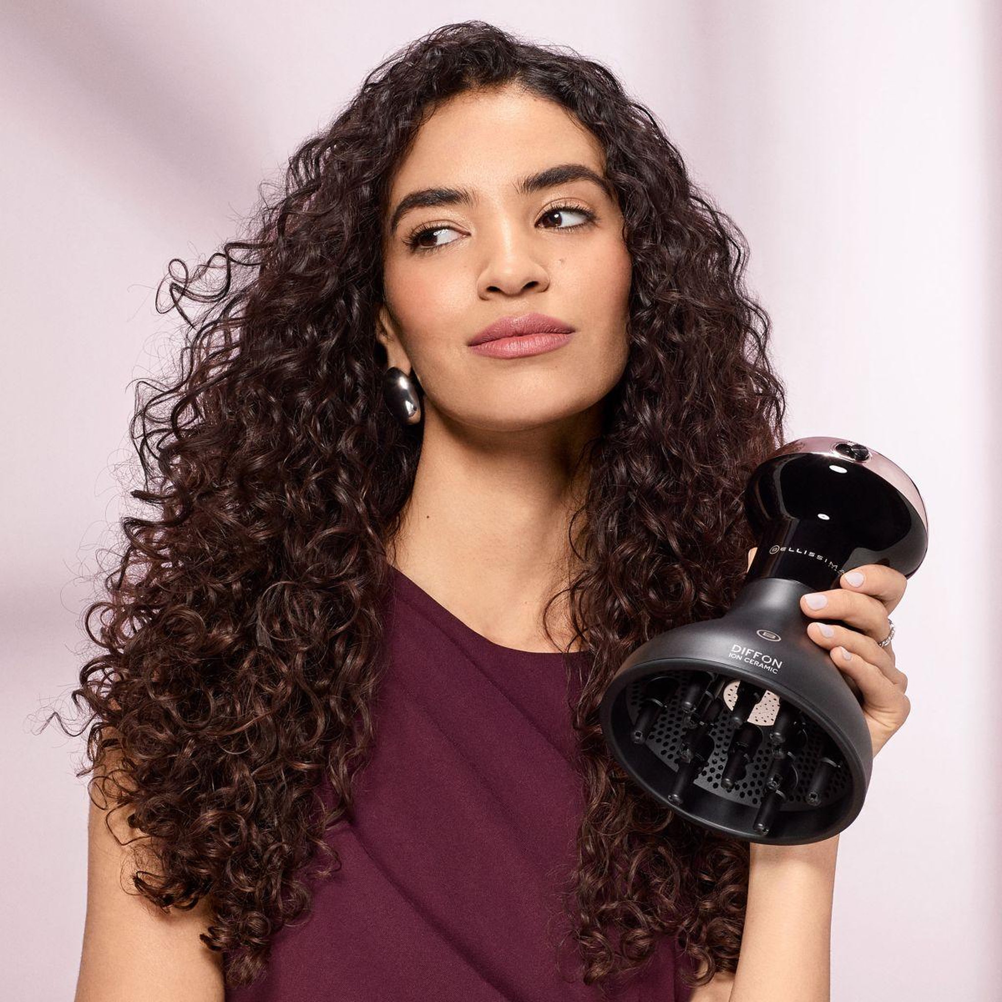 Voir la diapositive 4 : BELLISSIMA Diffuseur sèche-cheveux diffon ion ceramic