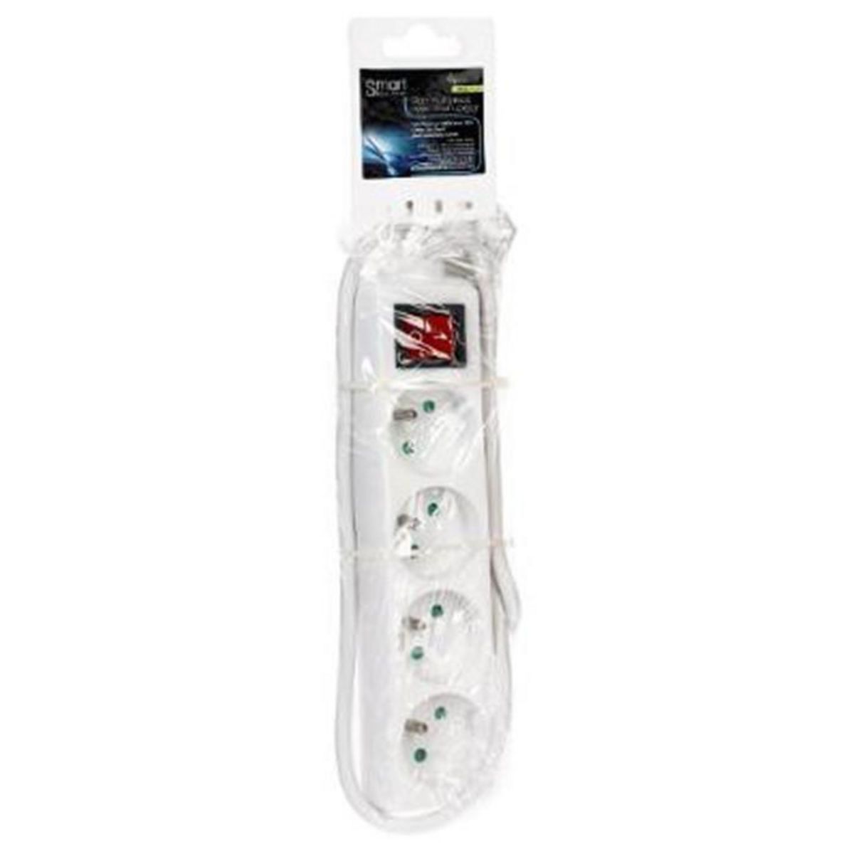 FIVE Bloc Multiprise  4 Prises  24cm Blanc