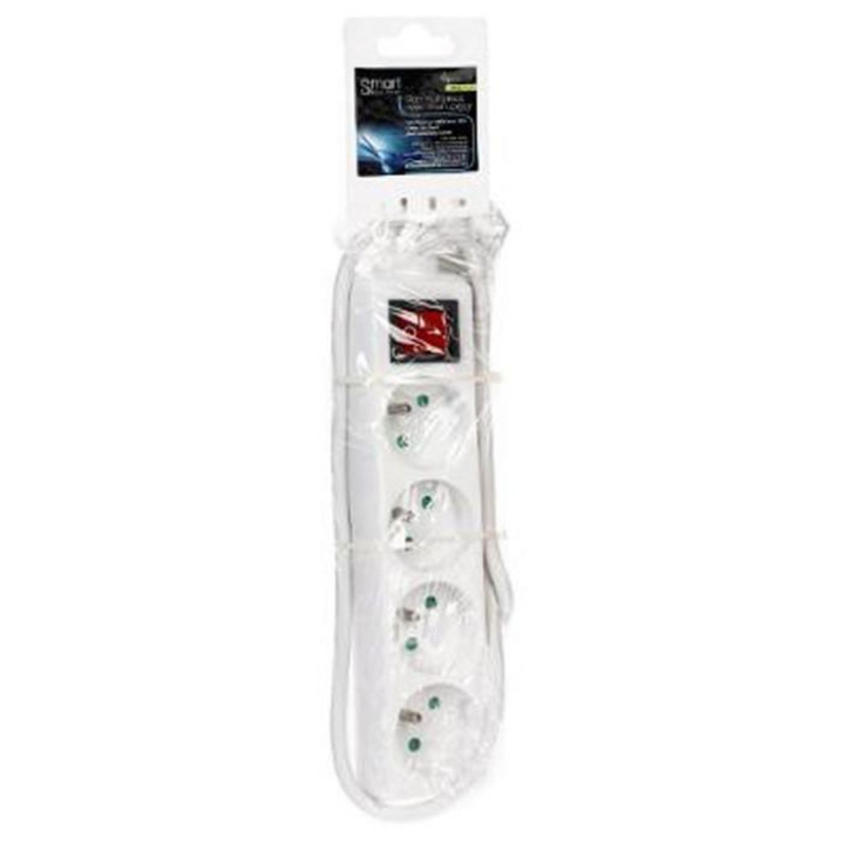 FIVE Bloc Multiprise  4 Prises  24cm Blanc