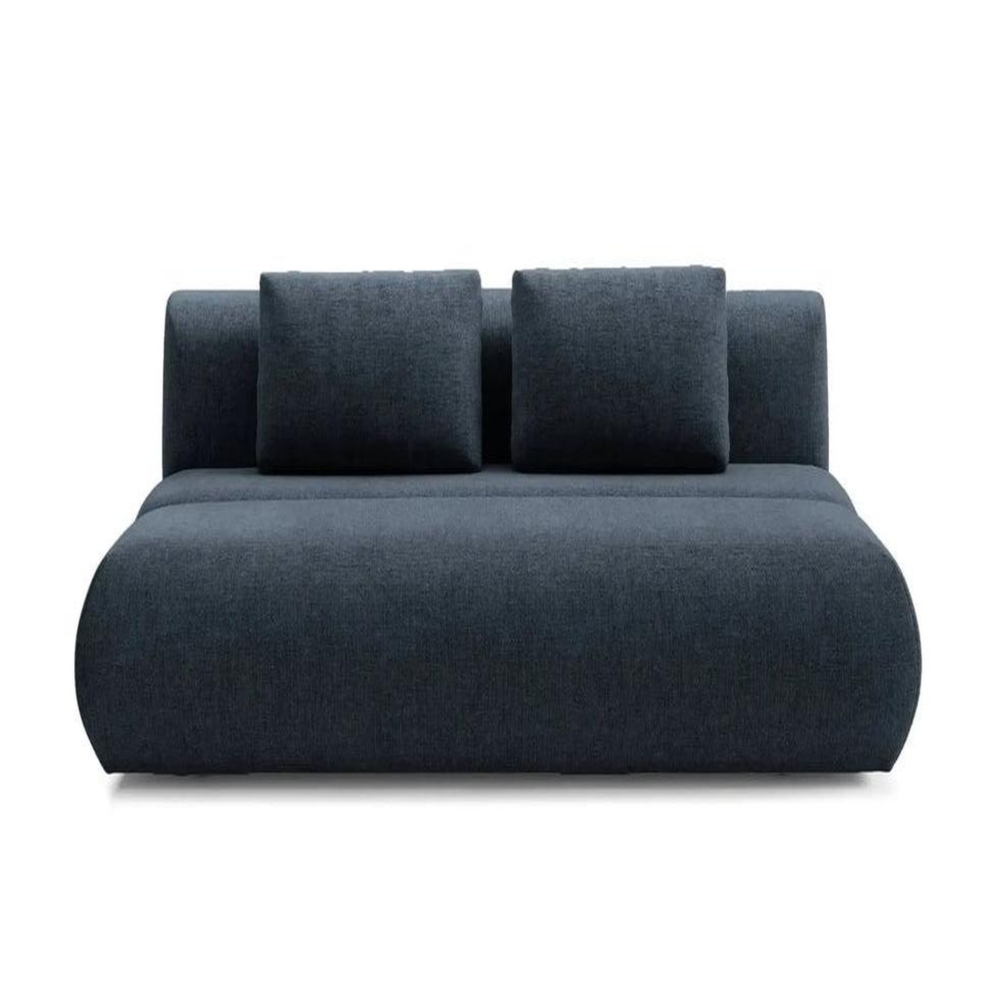 Voir la diapositive 1 : CASANOVA PARIS Tina - canapé droit convertible tissu chiné 2 places