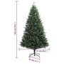 Voir la diapositive 6 : VIDAXL Sapin de Noël artificiel a charnieres avec baies rouges 150 cm