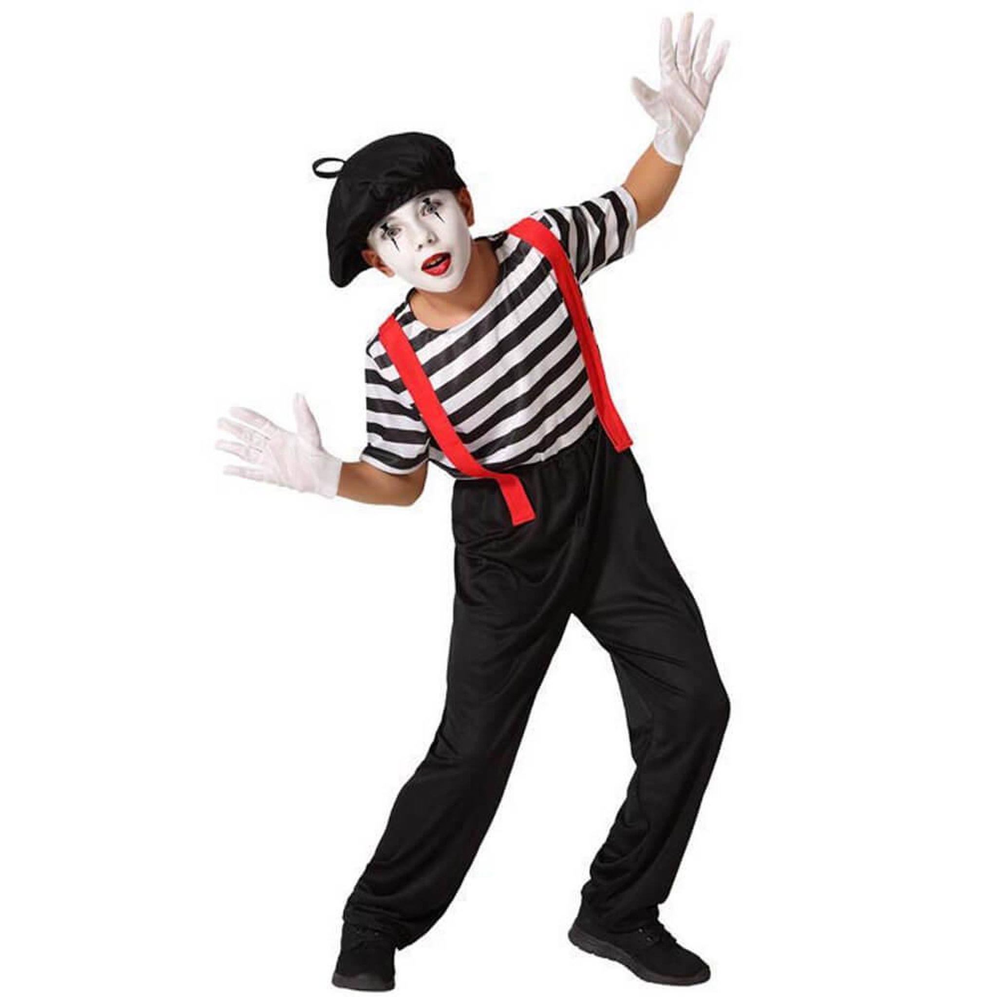 ATOSA Déguisement mime - Enfant - 7/9 ans (122 à 134 cm)