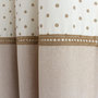 Voir la diapositive 3 : DECOSTARS Rideau Héritage 140x240 avec galon jute