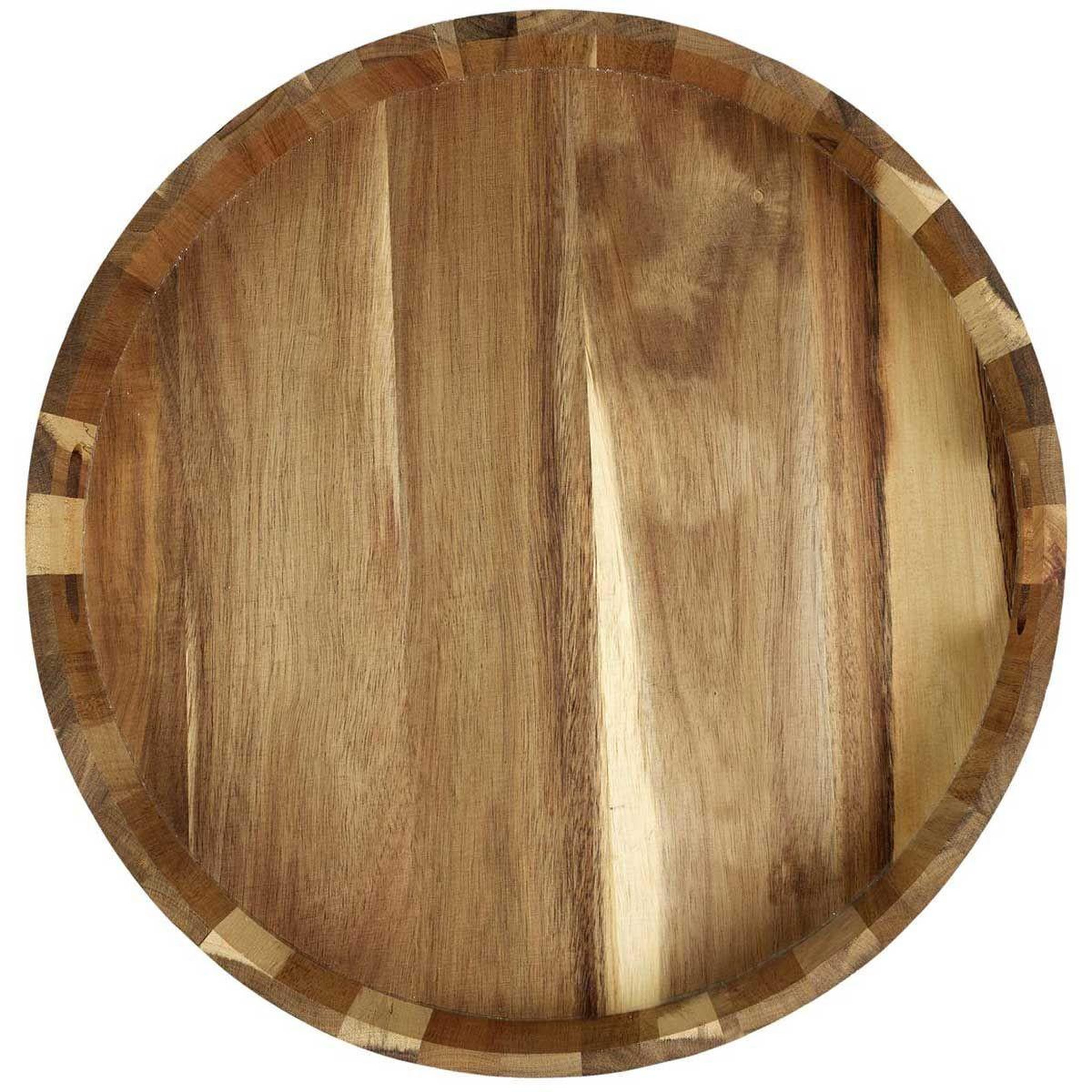 Voir la diapositive 2 : The Home Deco Factory Plateau de service design  acacia  40cm marron