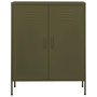 Voir la diapositive 3 : VIDAXL Armoire de rangement Vert olive 80x35x101,5 cm Acier