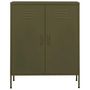 Voir la diapositive 3 : VIDAXL Armoire de rangement Vert olive 80x35x101,5 cm Acier