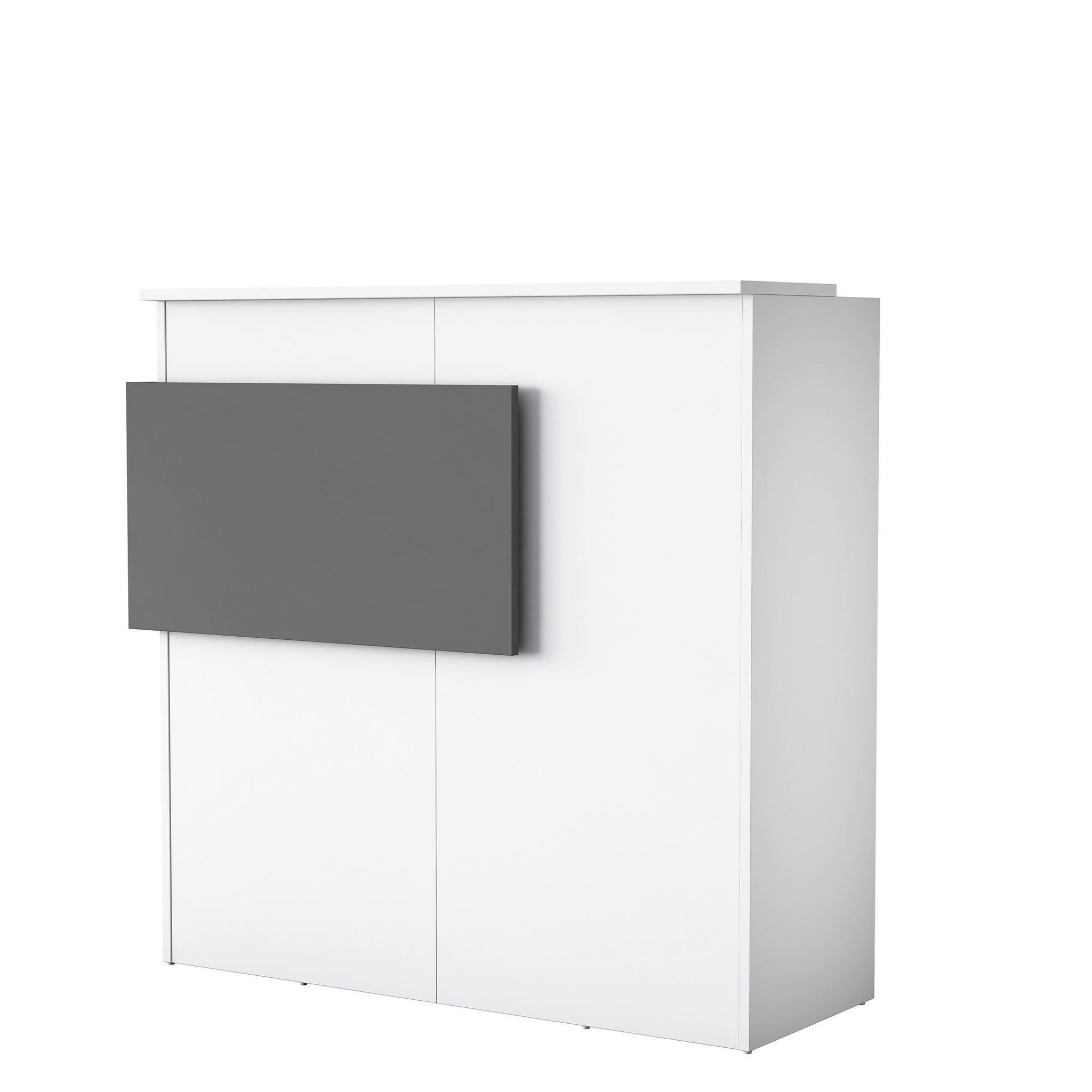 Habitat et Jardin Table de réception en bois  Mona  - 110 x 40 x 110 cm - Blanc