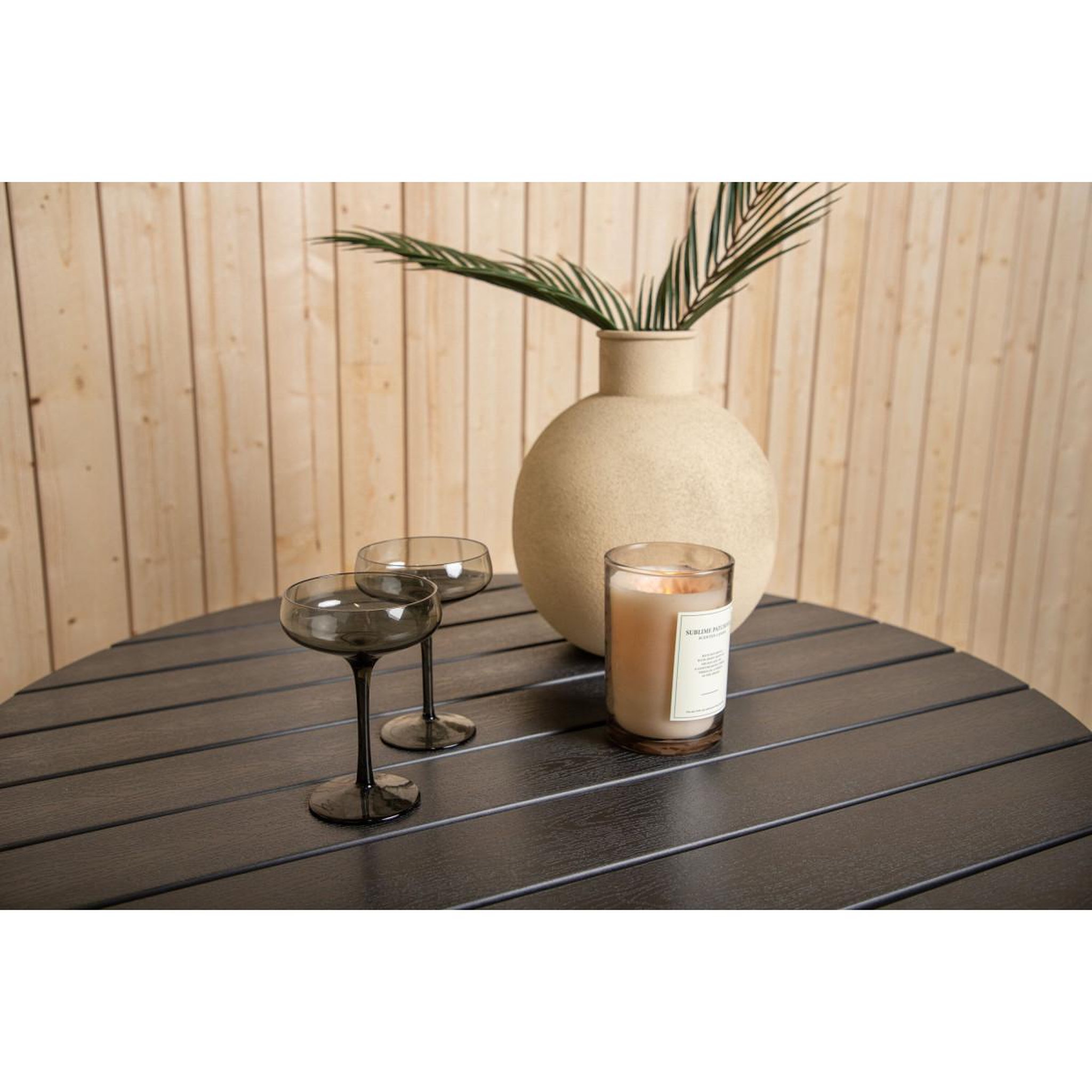Voir la diapositive 6 : Paris Prix Table de jardin ronde  break  90cm noir
