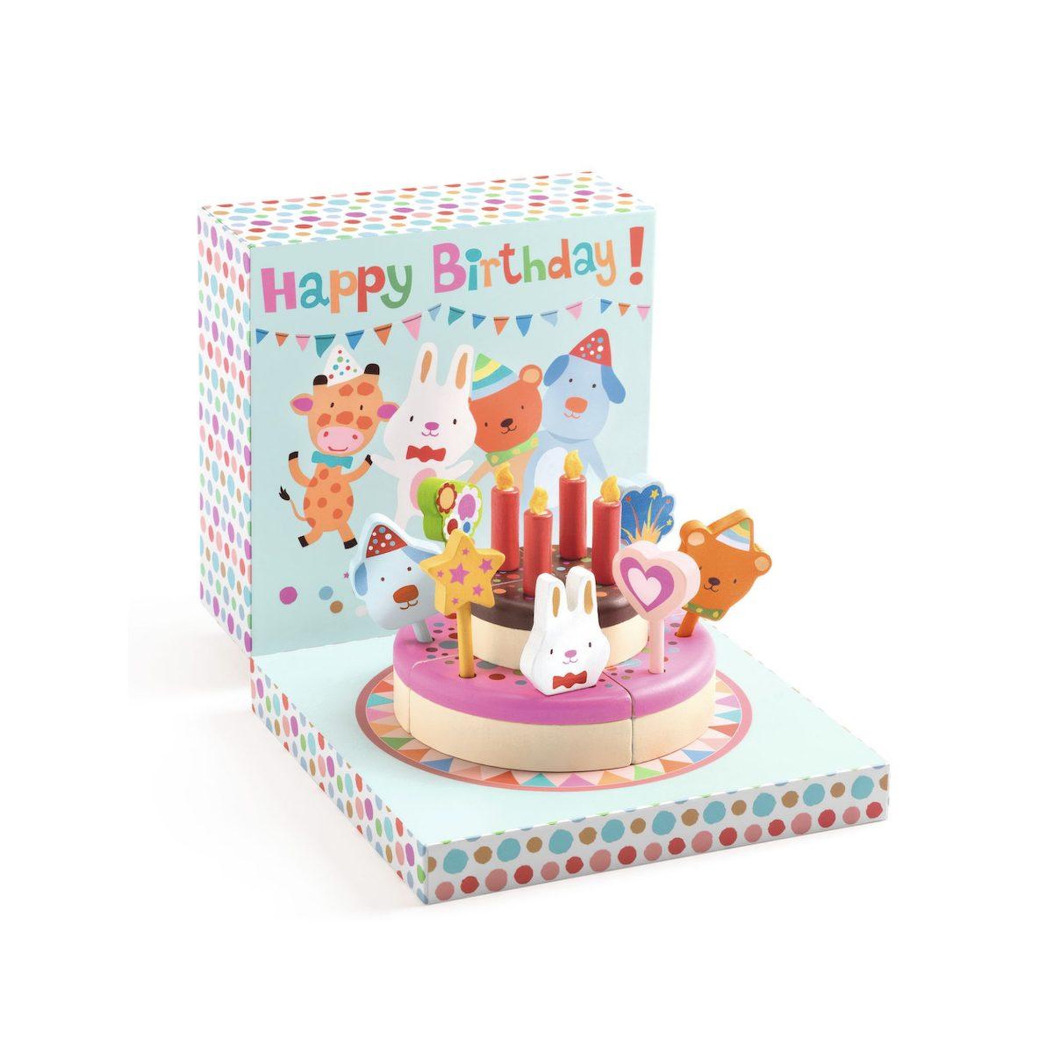 Djeco Gateau d anniversaire happy birthday -