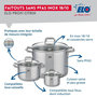 Voir la diapositive 3 : 666 Barcelona Set de 1 Poêle de cuisson 32 cm et 3 faitouts 12, 16 et 26 cm Elo Profi Citrin