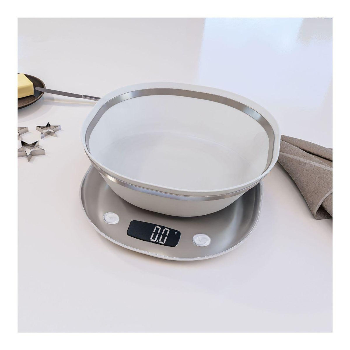 Terraillon Balance de cuisine MACARON+ GLACEE BOL 15254