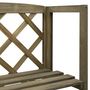 Voir la diapositive 5 : VIDAXL Treillis avec etageres Gris 55x30x140 cm Bois de sapin massif