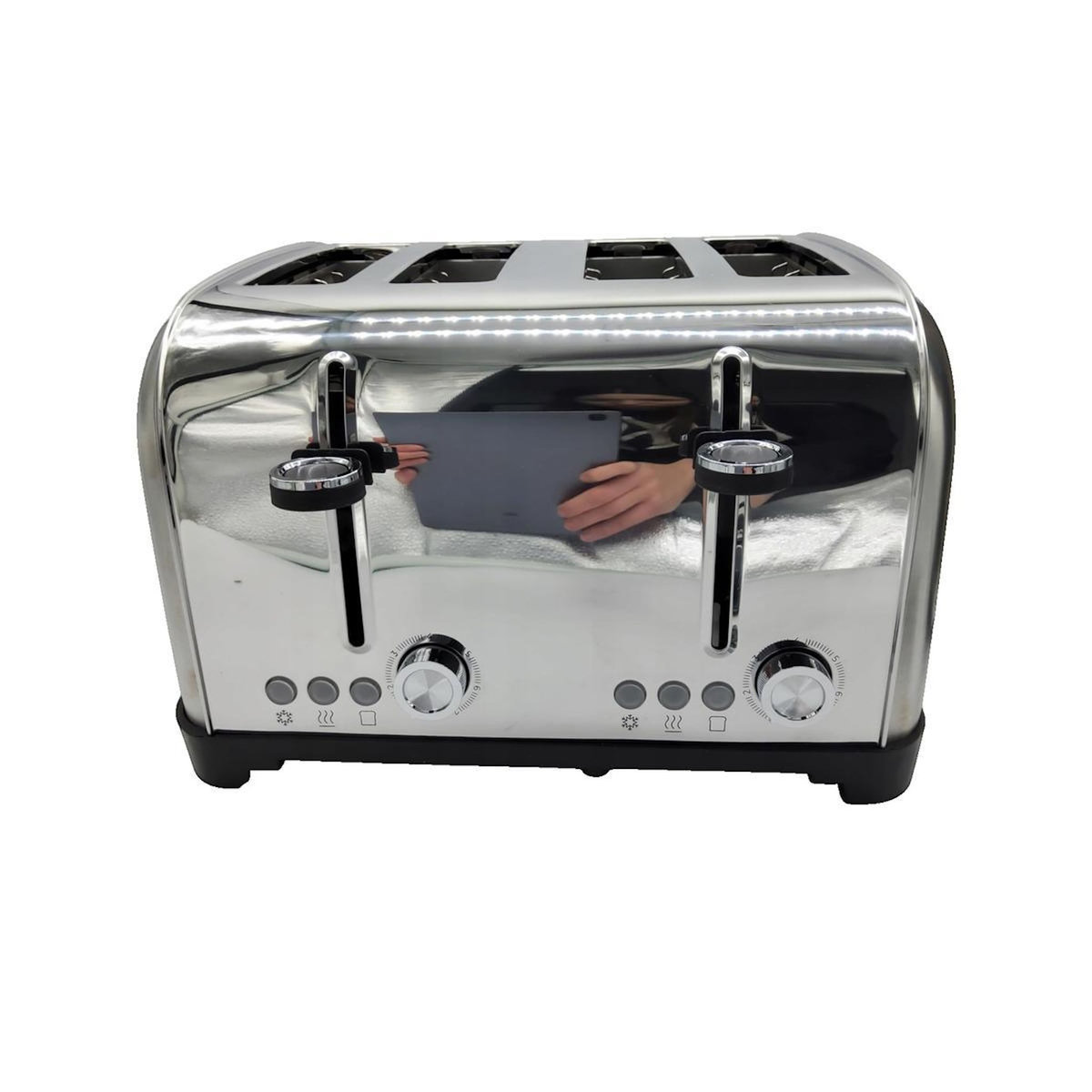 CECOTEC Grille-pain CECOTEC Moderne 4 fentes en acier inoxydable